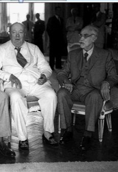 Mussolini&Chamberlain 1938l, Churchill&Badoglio 1950s. If…